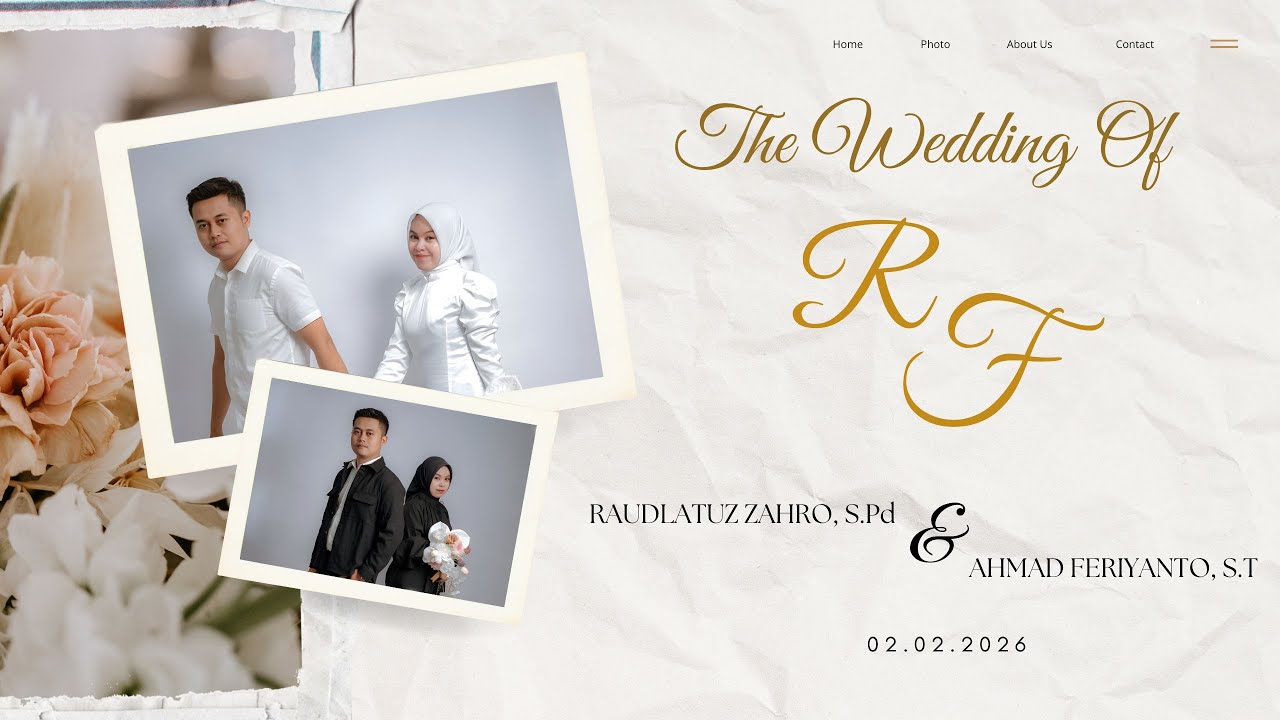Live The Wedding Of Raudlatuz Zahro & Ahmad Feriyanto | Resepsi