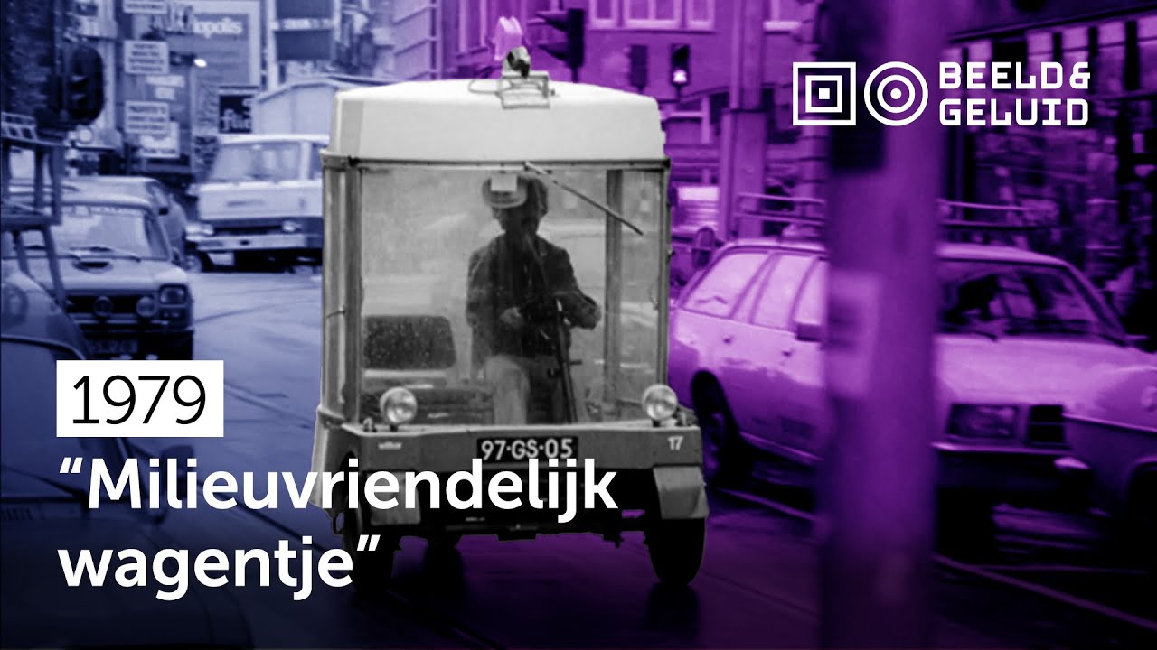 📼 Elektrisch rijden met de Witkar in Amsterdam (1979)
