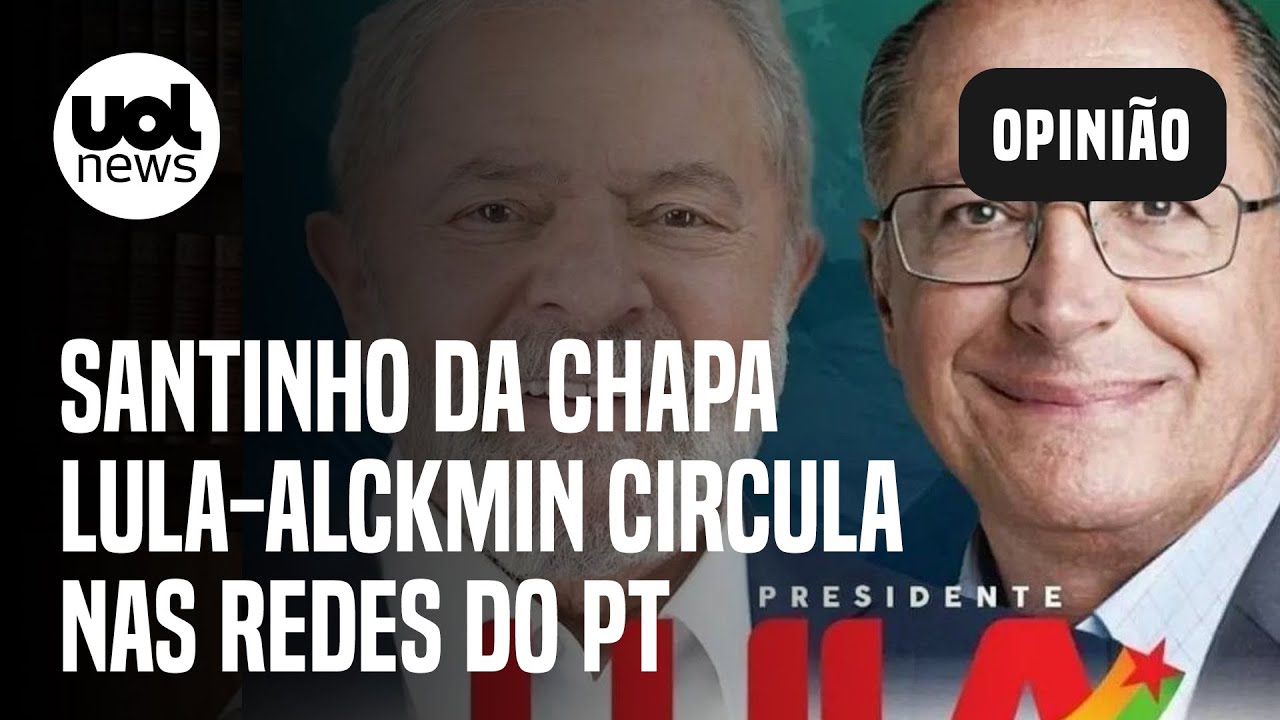 Lula-Alckmin: Santinho da chapa para elei&ccedil;&otilde;es 2022 j&aacute; circula nas redes sociais do PT
