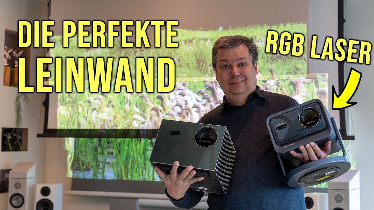 Die richtige Leinwand f&uuml;r Valerion Visionmaster Pro2 und Hisense C2 (RGB-Laser Projektoren) !!