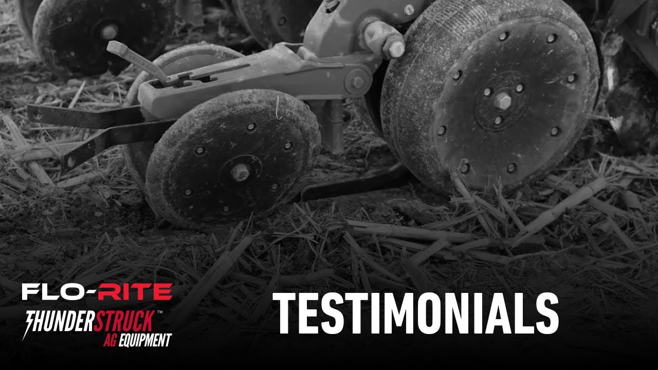 Flo-Rite Seed Firmer Testimonials