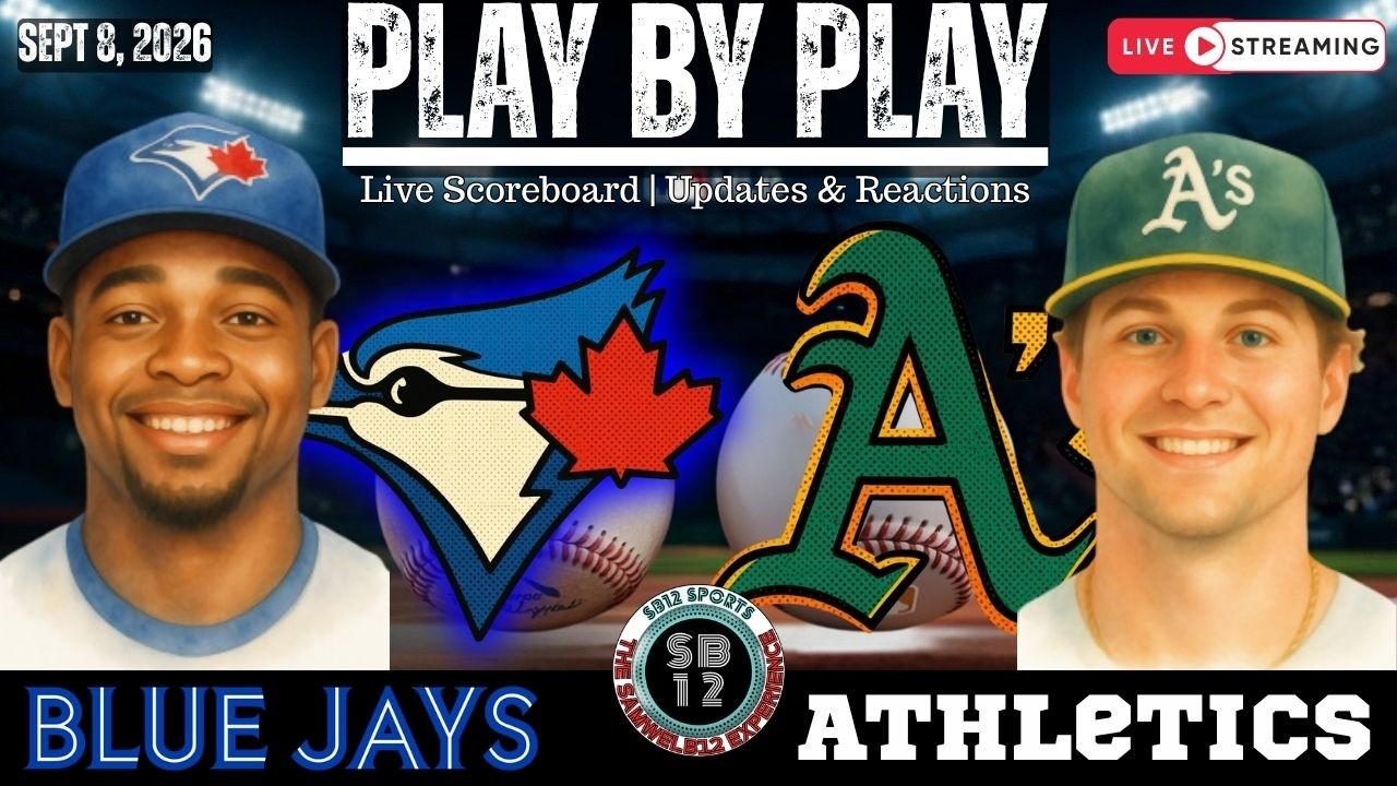 🧢 LIVE:  Toronto Blue Jays vs Athletics MLB | Play by Play & Reactions!