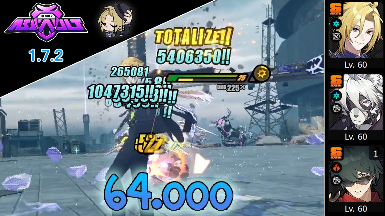 M0W1 Hugo KILLS || 64k Marionette Deadly Assault || Zenless Zone Zero 1.7.2