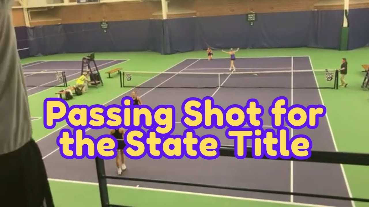 Match Point in the 2023 WA State 2A Tennis Doubles Finals