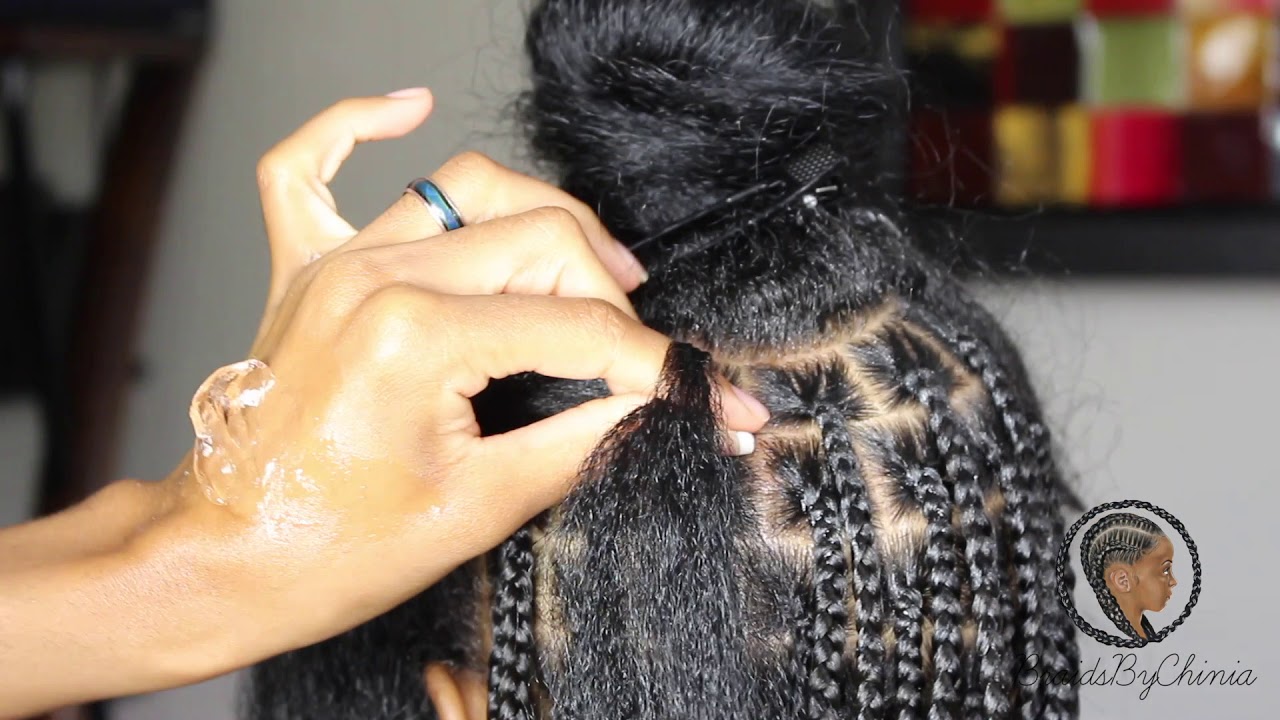Medium Knotless Braids