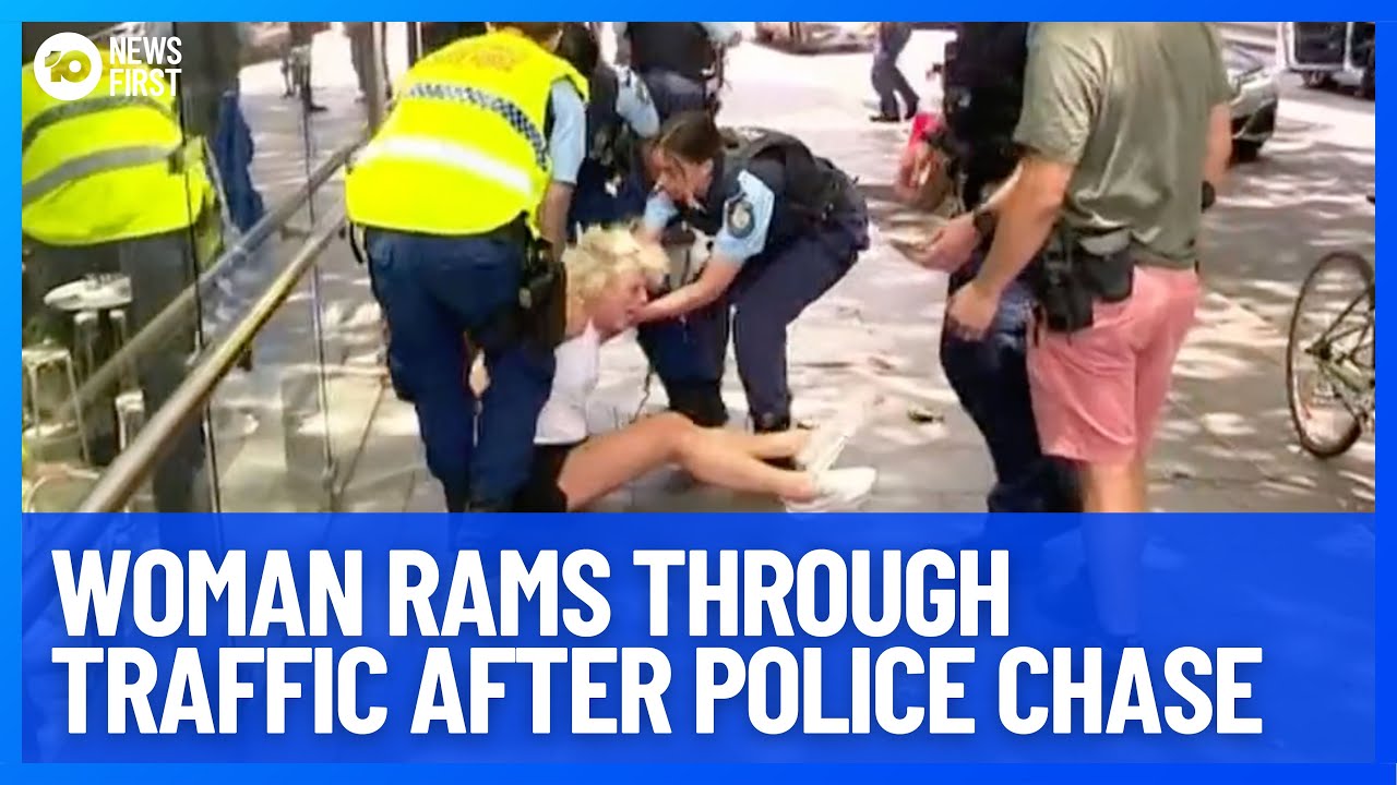 Woman Rams Through Traffic After Police Chase | 10 News First