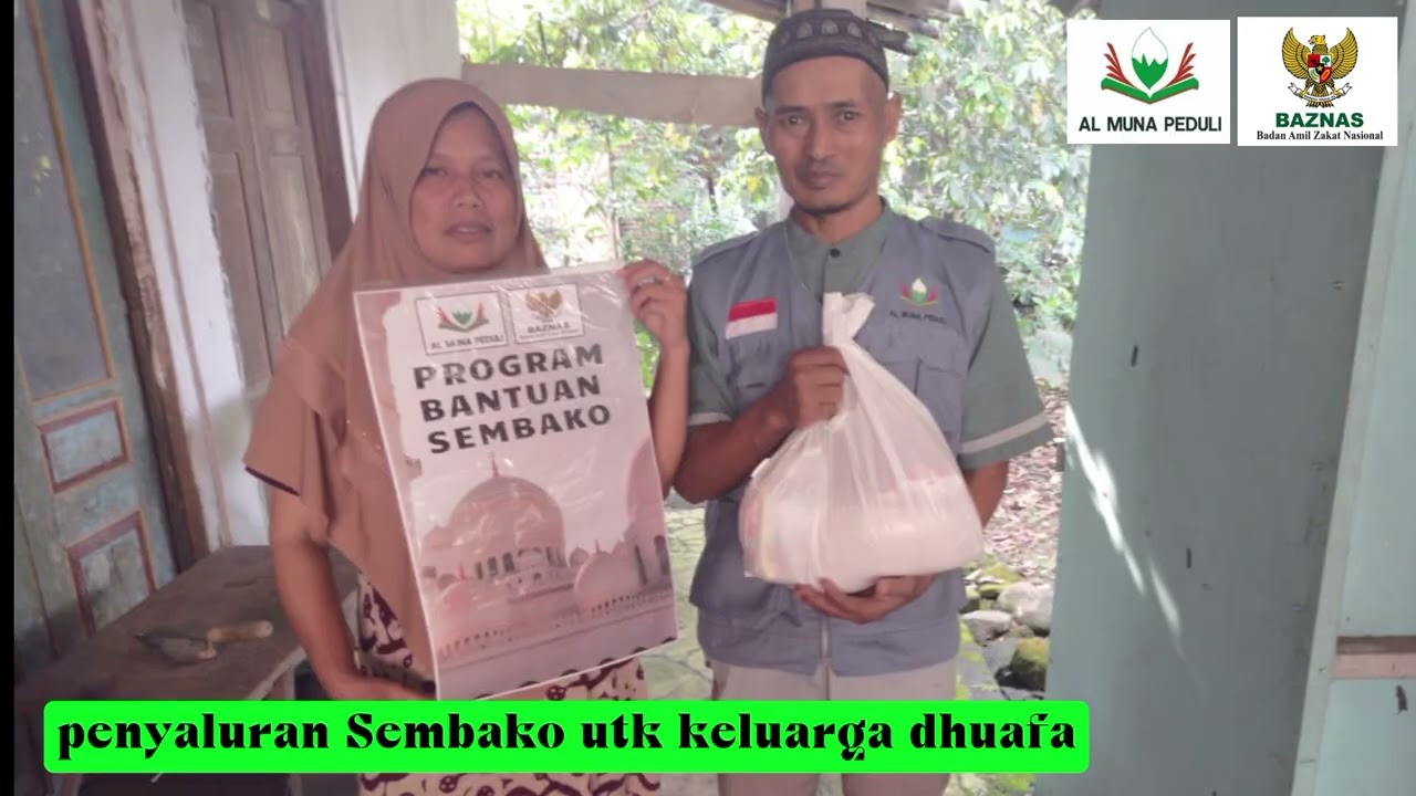 JUM'AT BERKAH DAN PEMBAGIAN BINGKISAN LEBARAN AL MUNA PEDULI, 13 Maret 2026
