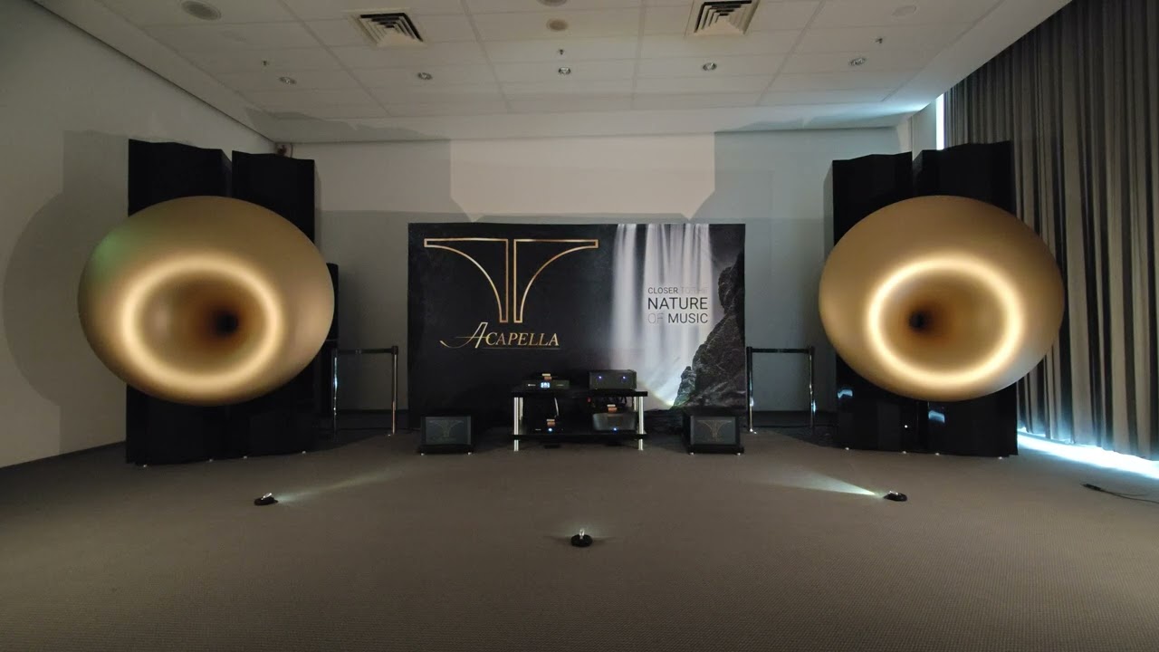 Munich High-End 2025 Acapella Audio Arts The Hypersphere Ultimate Horn Speaker System .