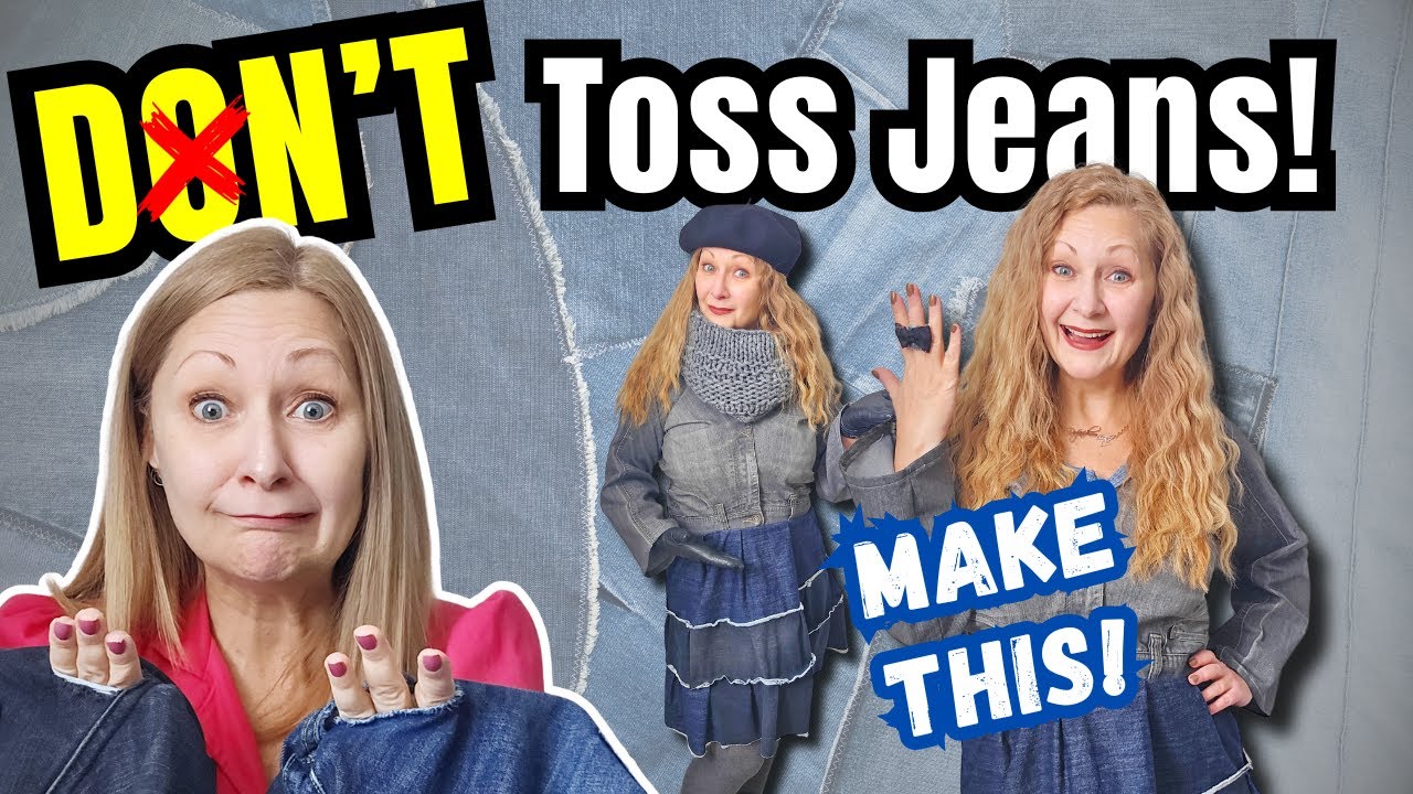 Don’t Toss Ripped Jeans | Turn Them Into Something Wearable Instead
