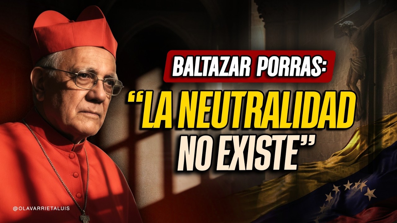 BALTAZAR PORRAS: “Sin PERDÓN no se PUEDE VIVIR”