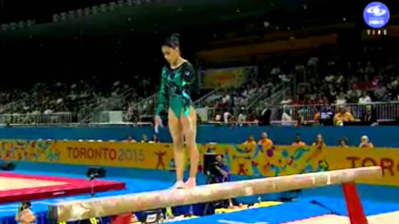 Participación Ana Sofía Gómez en viga de equilibrio