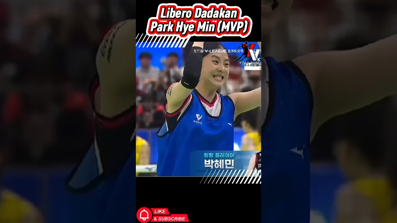 Park Hye Min MVP (Libero Dadakan) Hyundai Vs Red spark #megawatihangestri #volleyball #ligavolikorea