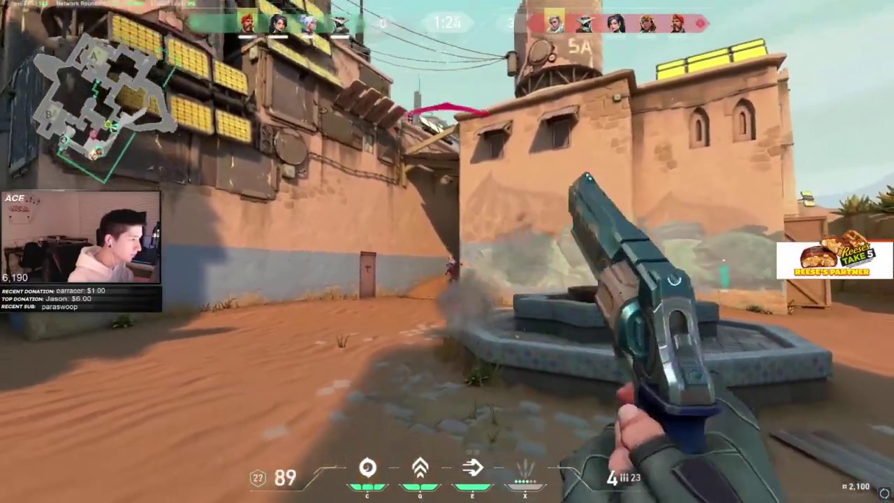 ACEU POPS OFF with MAIN AGENT vs TOP RADIANT PROS [FULL VALORANT MATCH]