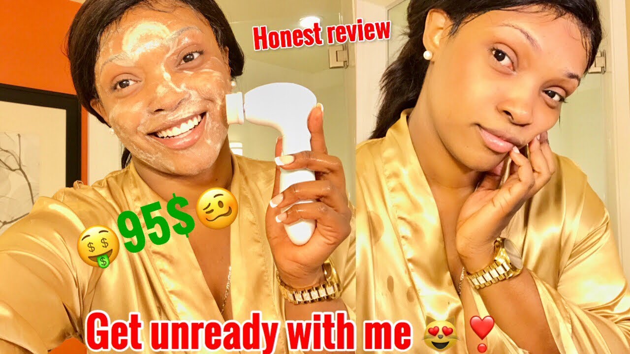 Skincare routine 😻 the key for clear skin✨ w/ duvolle spin brush HONEST REVIEW