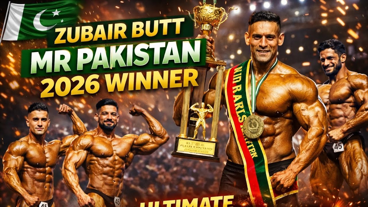 🇵🇰 Mr Pakistan 2026 💪 | Winner Zubair Butt | Full Bodybuilding Competition Highlights