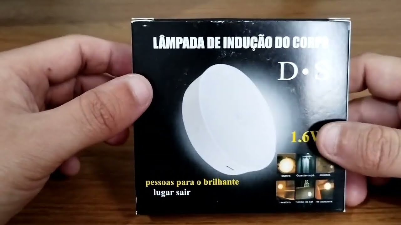 TESTE - LÂMPADA DE INDUÇÃO DO CORPO RECARREGÁVEL
