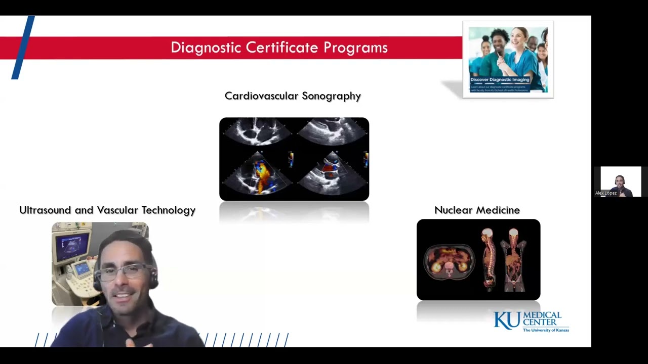 University of Kansas Diagnostic Imaging Certificate Programs: Online Information Session Spring 2025