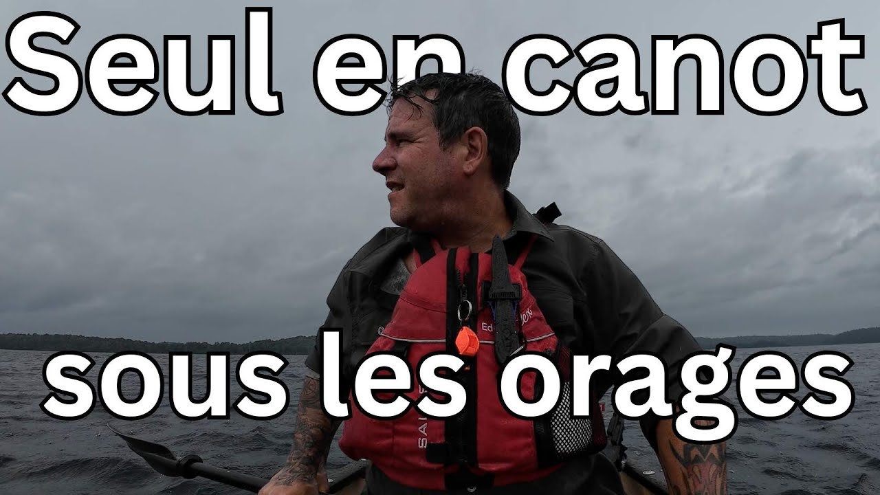 ⛈️SORTIE SOLO EN FORÊT... SOUS LES ORAGES ET MENACES DE TORNADE🌪️