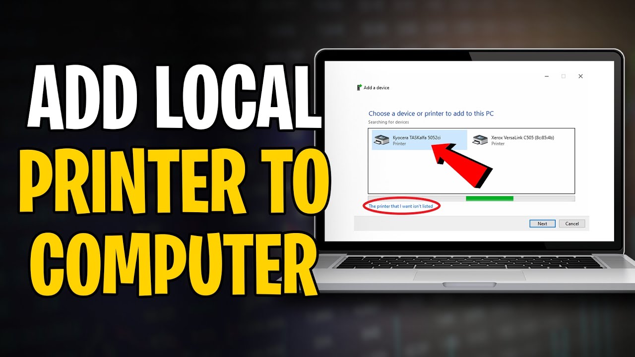 How to Add a Local Printer to Computer in 2026 (Windows 10/8/7) ✅