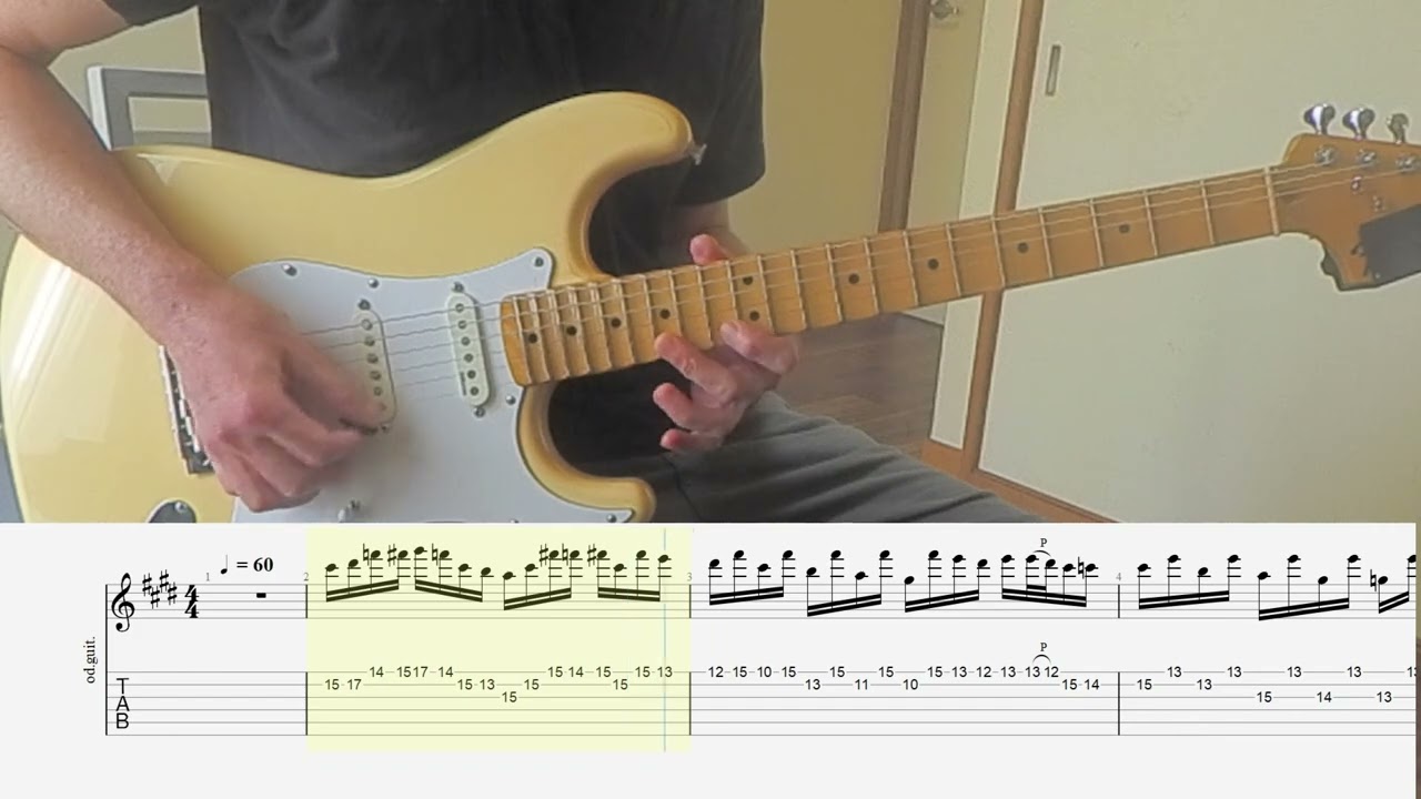 Yngwie Malmsteen - Cry No More 練習