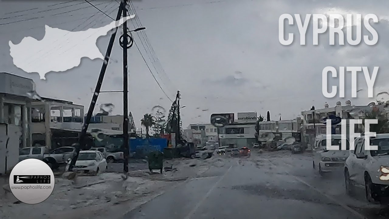Central Paphos Driving Conditions - October 17th 2022