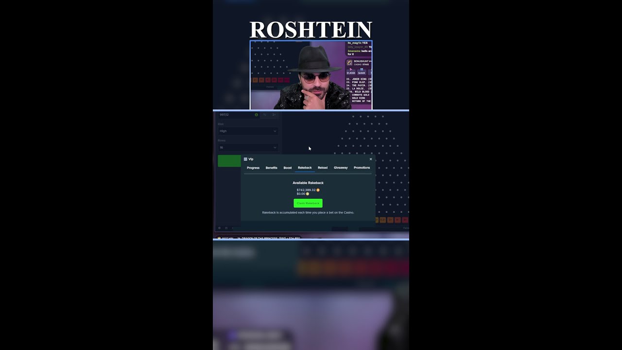ROSHTEIN CLAIMS HIS RAKEBACK HE SAVED FOR A MONTH! $750k+