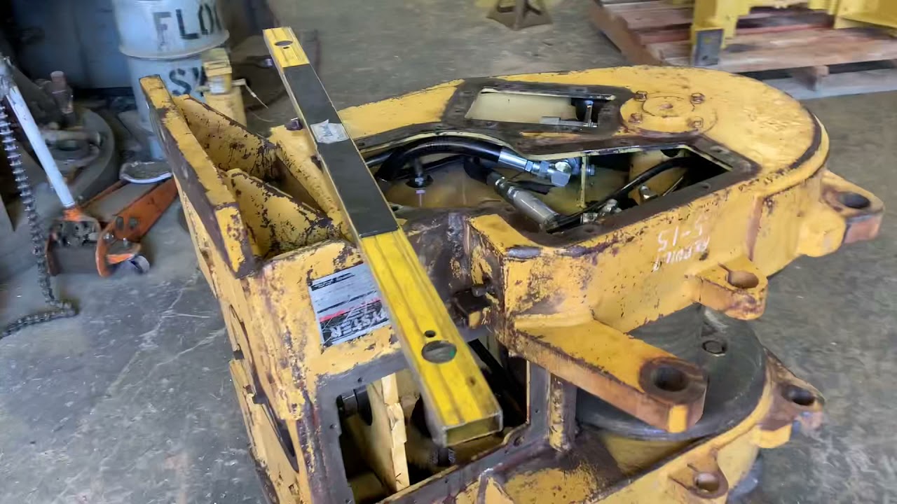 Allied W5B logging winch in rough shape