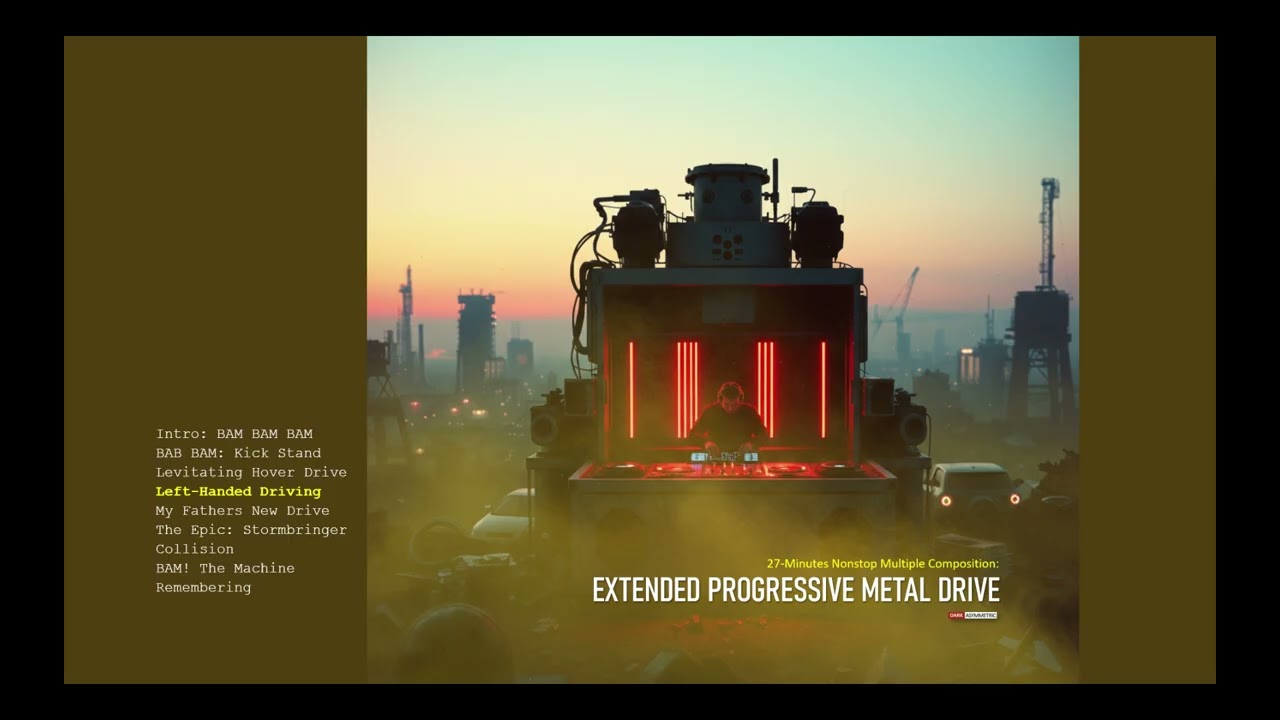 PROGRESSIVE METAL DRIVE | Extended Drum & Bass–Led Jam (9 Episodes, 29 Minutes) | (2026)