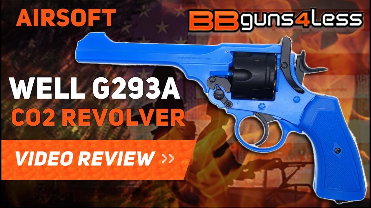 WELL G293A Co2 AIRSOFT REVOLVER BB GUN