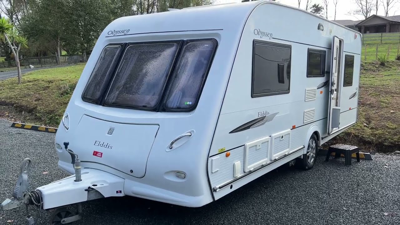 2008  Elddis Odyssey 525 5 berth , basic setup video. Use guide