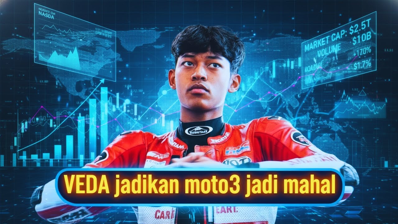 BUKAN MAIN! 🇮🇩 Veda Ega Pratama Bikin Moto3 Jadi Iklan Tambang Emas, MotoGP Lewat!