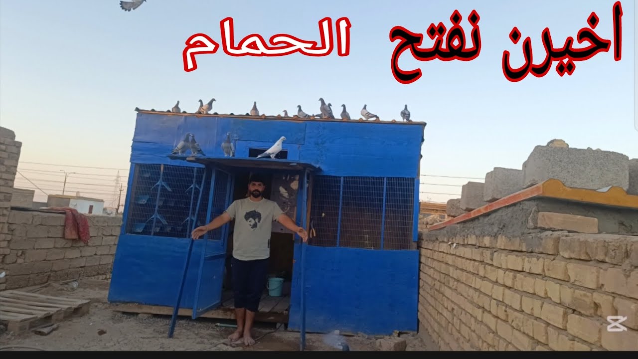 اول مره تنفتح مخاليف حمام الزاجل شوفي صار بيهن #زواجل 