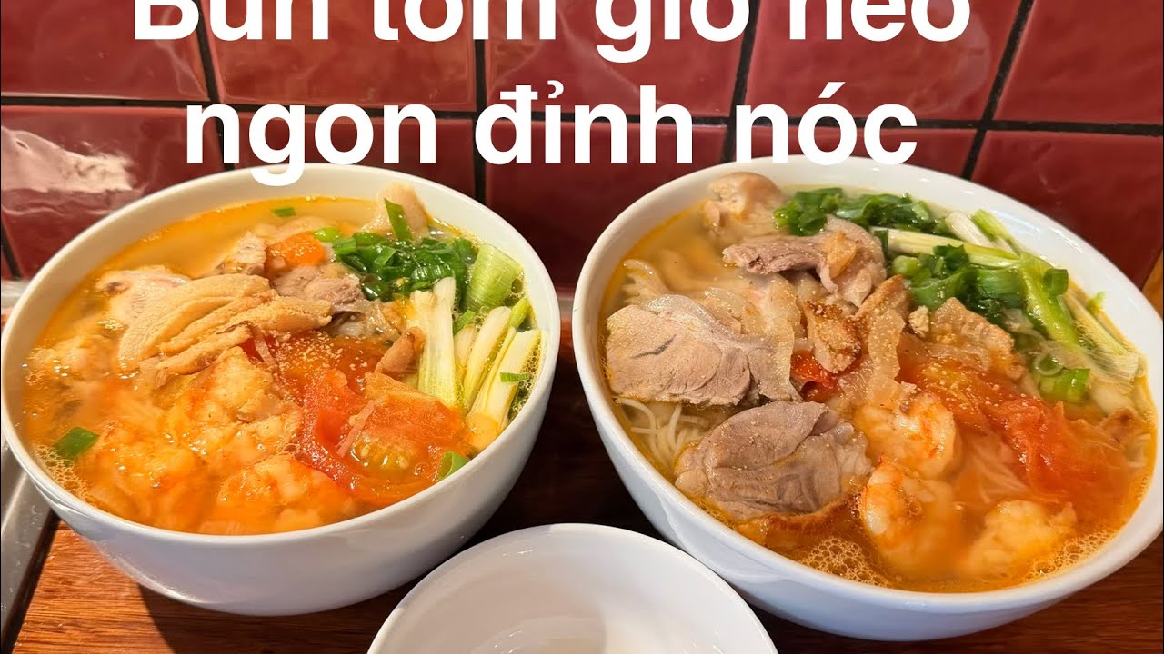 Cách Bún tôm giò heo ngon bất bại #nauantainha #food #vietnamesefood #yummyfood #deliciousfood 