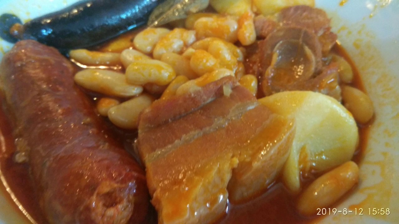 Fabes frescas estofadas