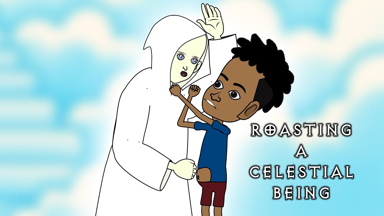 Битва юмористических шуток с небесным существом, которое сожалеет о своем появлении.