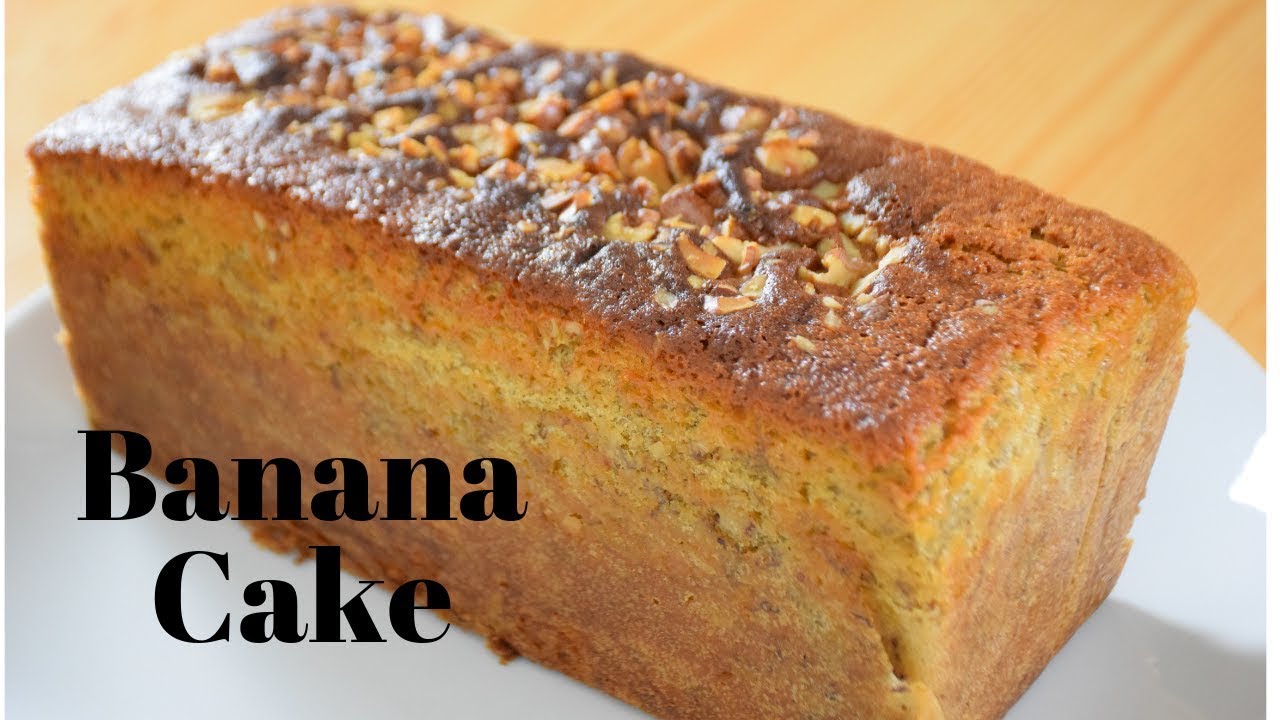 Soft and moist banana cake recipe| Banana loaf cake| Banana bread