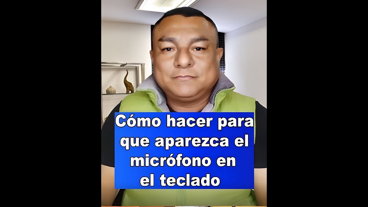 C&oacute;mo hacer para que aparezca el micr&oacute;fono en el teclado