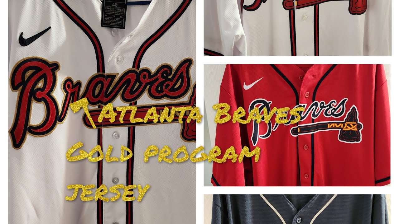 Nike Atlanta Braves 2021 gold program jersey review plus other braves pick-ups