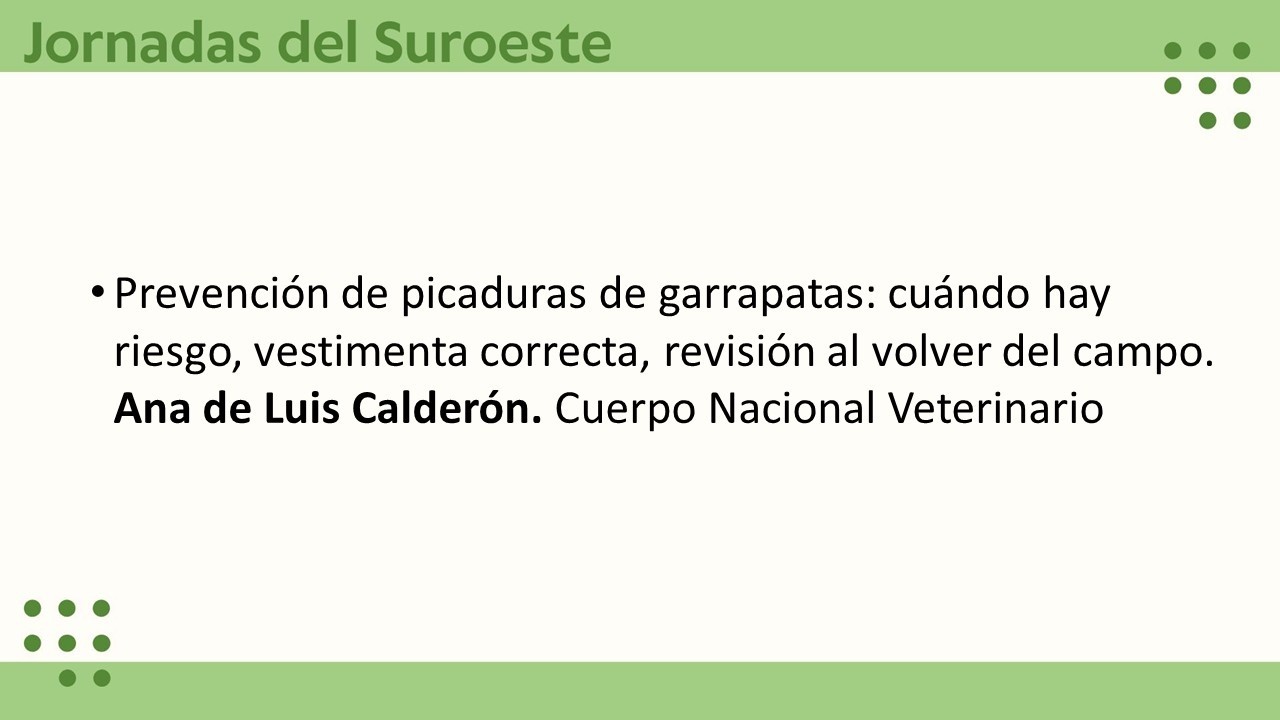 Prevención picaduras de Garrapatas