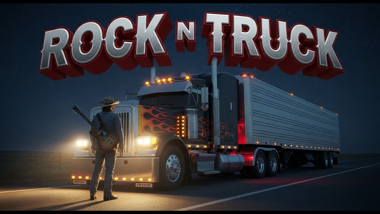 American Night Highway – Deep Cinematic Trucking Journey 🚛🌙