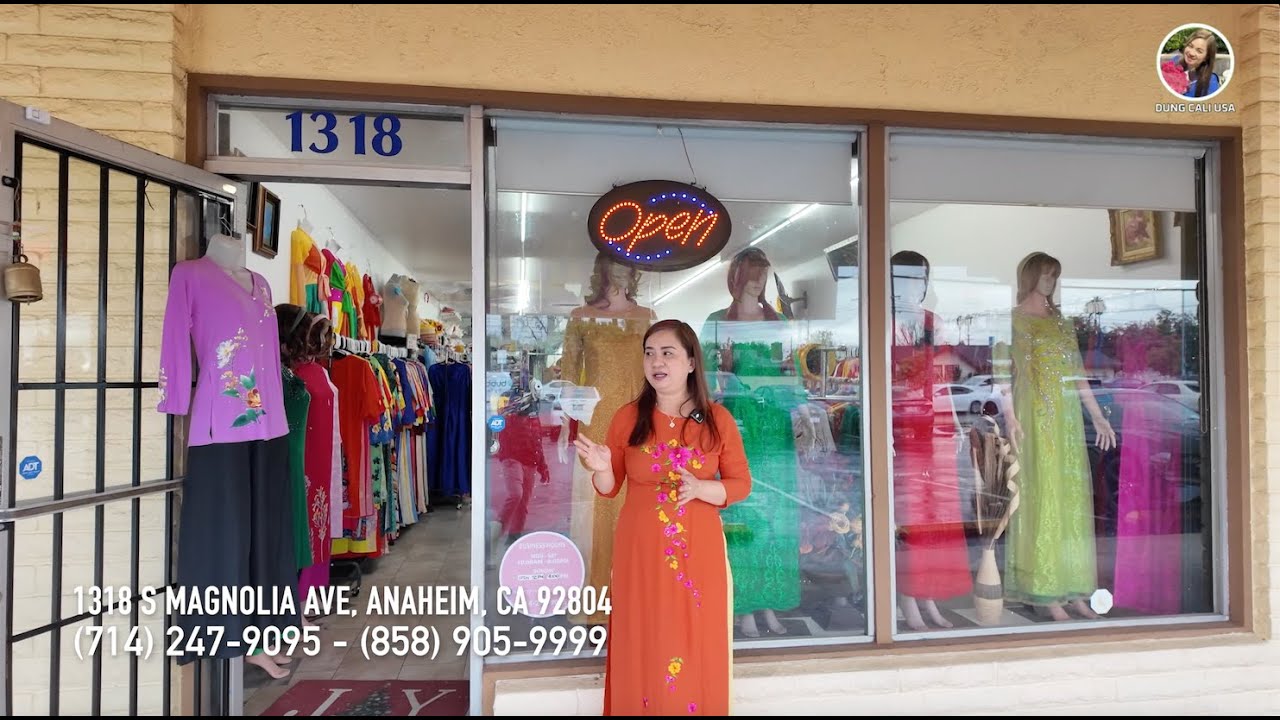 TIỆM ÁO DÀI DUNG CALI #dungcaliusa #aodai #aobabadep