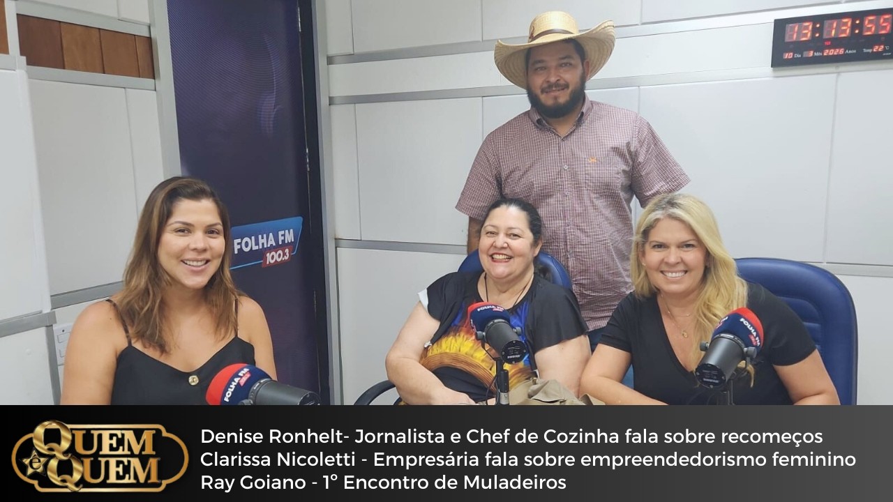 Quem é Quem: Denise Ronhelt- Jornalista e Chef de Cozinha fala sobre recomeços