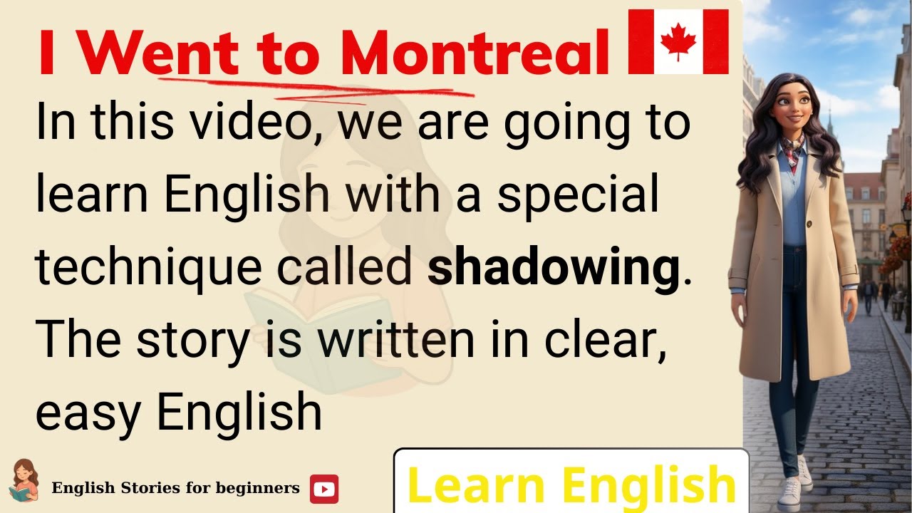 ✈️Improve your English with Shadowing Technique ✈️ Easy way to Learn English | English Story