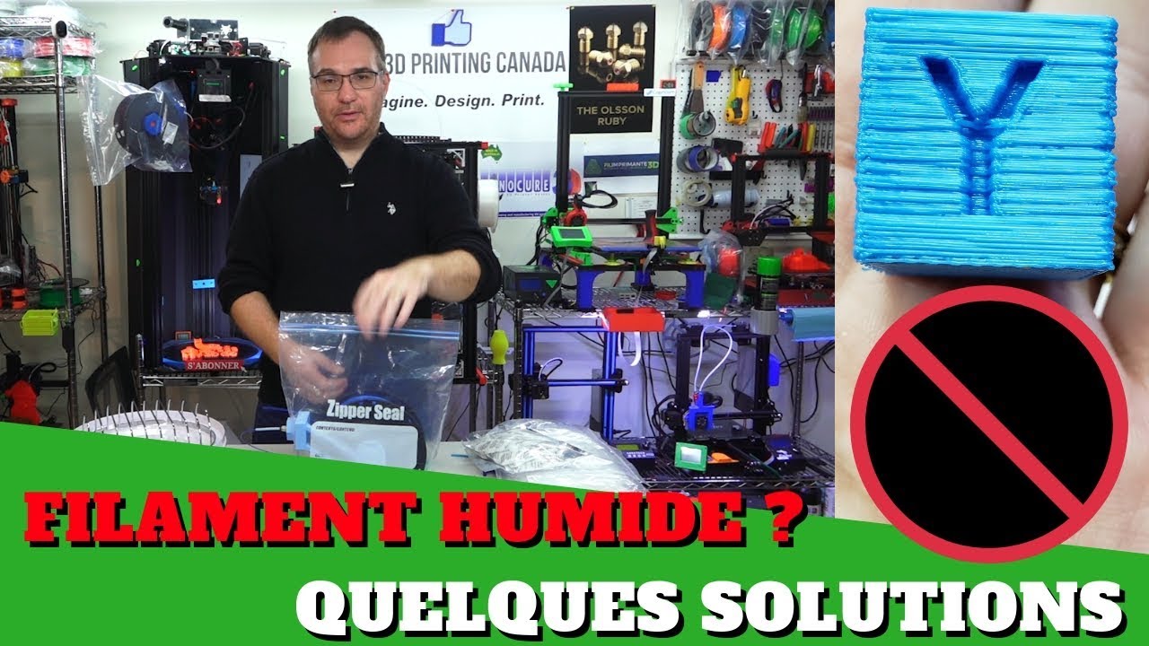 Filament humide ? Voici une astuce pour éviter cela !