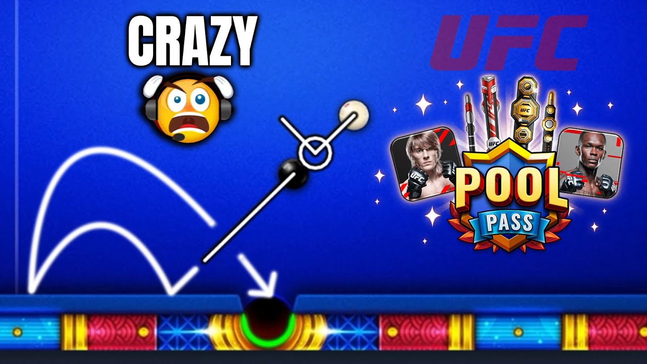 8 Ball Pool - MAX LEVEL UFC SEASON Completed with CRAZY Trickshots! 💥