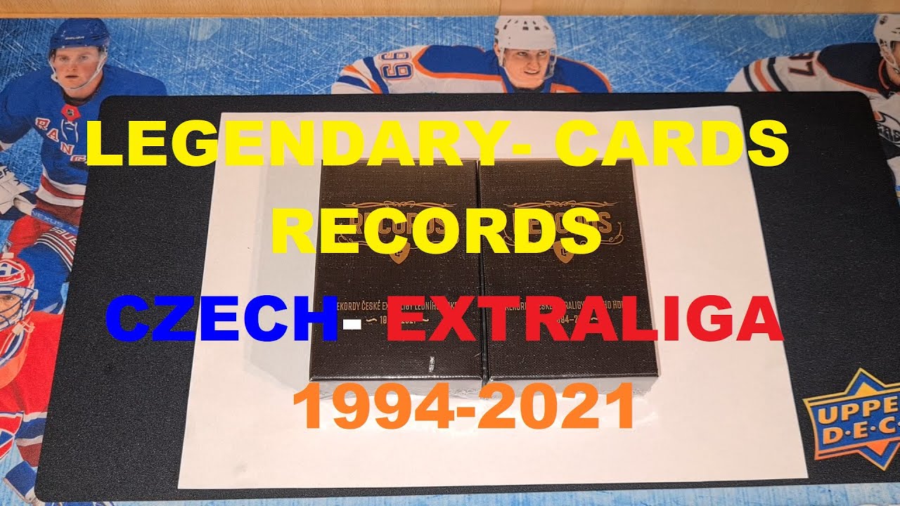 LEGENDARY CARDS-RECORDS -(2023)-REKORDY ČESKÉ EXTRALIGY - 2 X HOCKEY- BOX