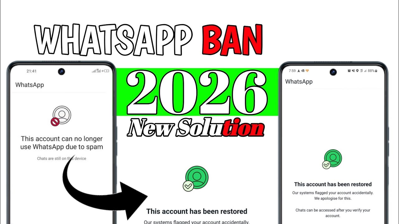 WhatsApp Unbanned kaise karen New Solution 2026 || This account cannot be longer use WhatsApp 100 %