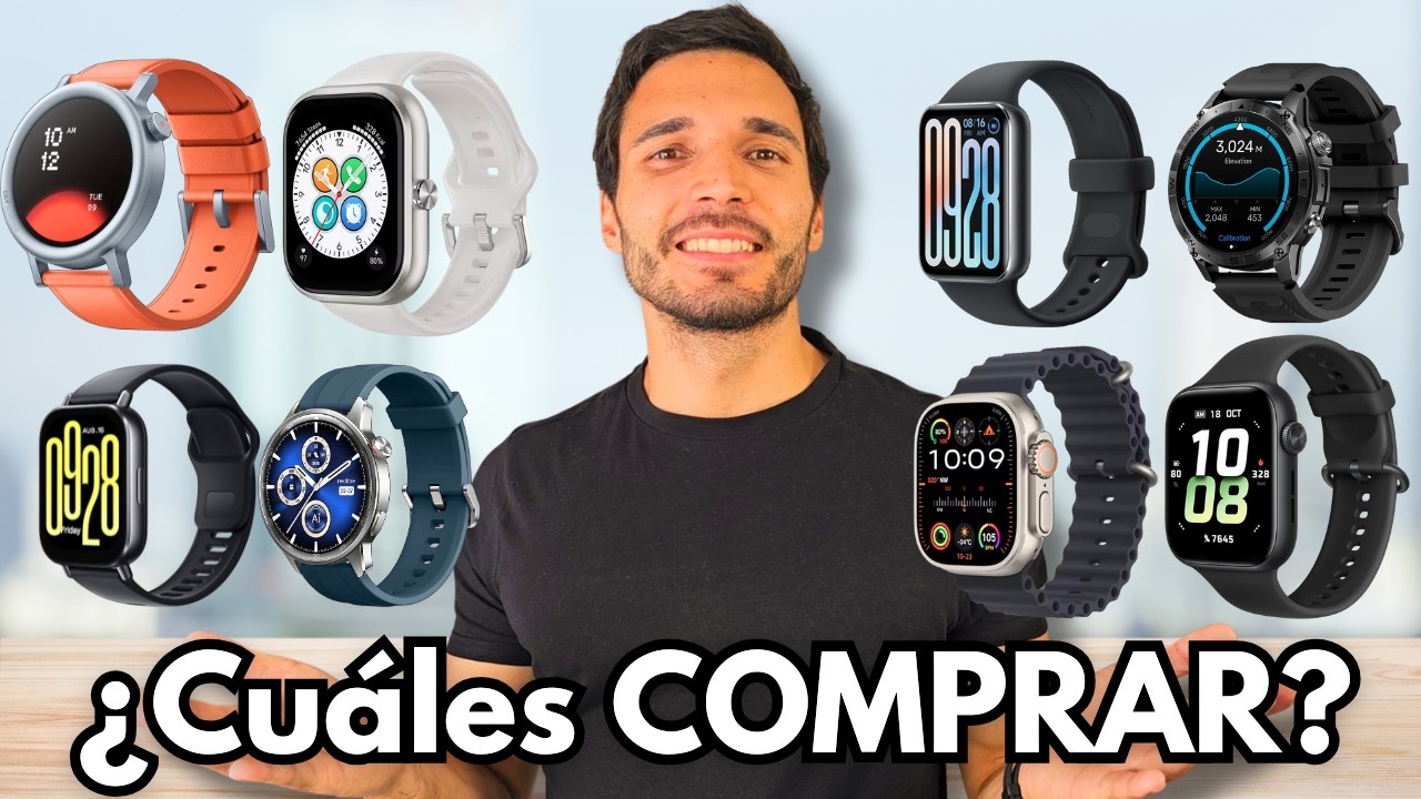 TOP 15 MEJORES SMARTWATCH DE ALIEXPRESS 💥 ¡LISTA COMPLETA!