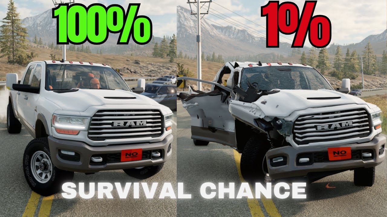 Realistic Survival Chance Crashes #9 | BeamNG.drive