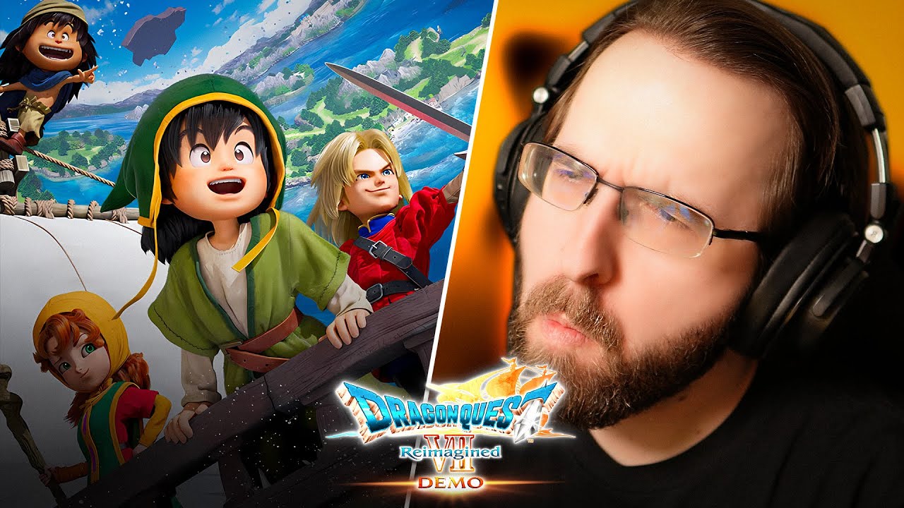 Играю в демоверсию Dragon Quest VII Reimagined!